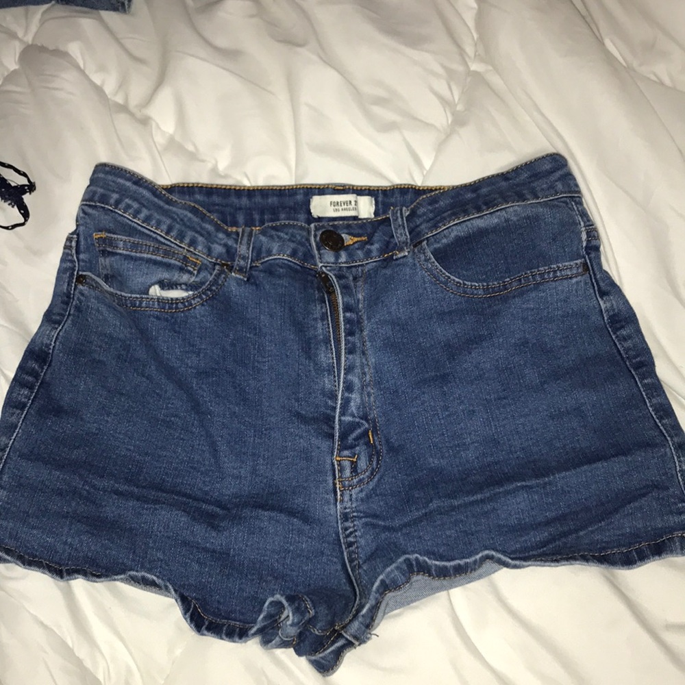 high waisted shorts